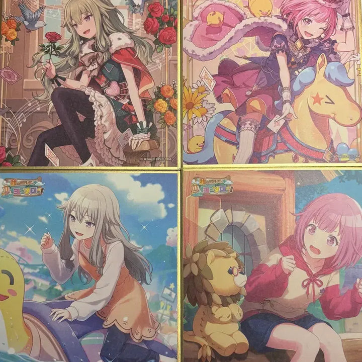 [BUNJANG] Project SEKAI Kusunagi Nene &amp; Otori Emu 1st Anniversary Colored Paper / 프세카 쿠사나기 네네 오오토리 에무 1차 월링 색지