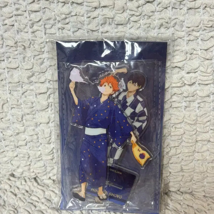 [BUNJANG] Haikyuu!! Yukata Hinata &amp; Kageyama Acrylic Stand (Sealed) / 하이큐 유카타 히나타&amp;카게야마 아크릴 스탠드 미개봉