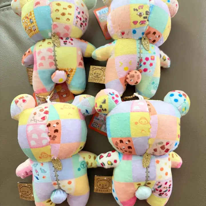 [BUNJANG] Rilakkuma 20th Anniversary Patchwork Plush Doll / (정품 새상품) 리락쿠마 20주년 패치워크 인형