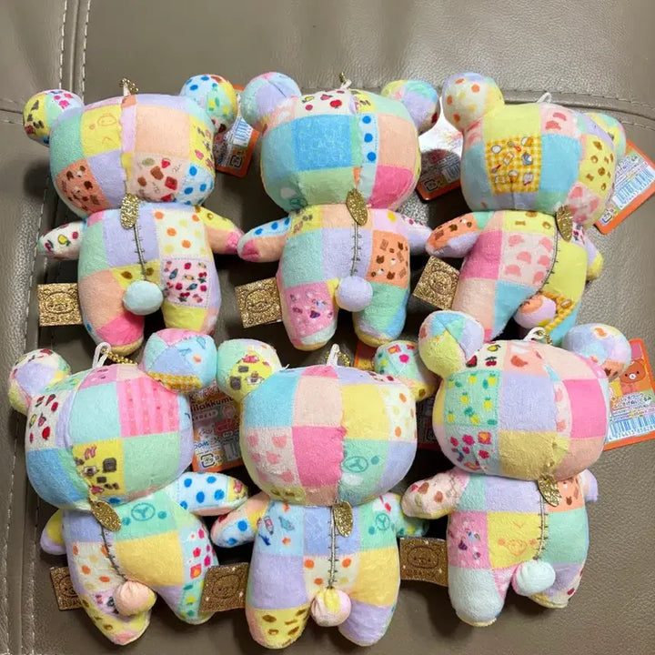 [BUNJANG] Rilakkuma 20th Anniversary Patchwork Plush Doll / (정품 새상품) 리락쿠마 20주년 패치워크 인형