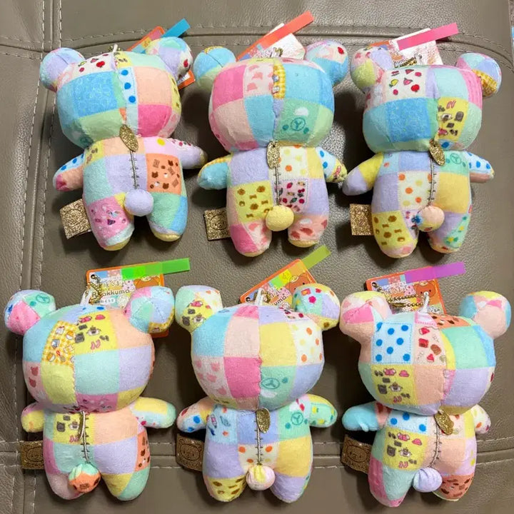 [BUNJANG] Rilakkuma 20th Anniversary Patchwork Plush Doll / (정품 새상품) 리락쿠마 20주년 패치워크 인형