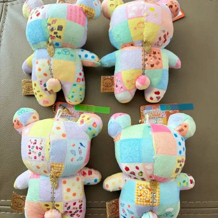 [BUNJANG] Rilakkuma 20th Anniversary Patchwork Plush Doll / (정품 새상품) 리락쿠마 20주년 패치워크 인형