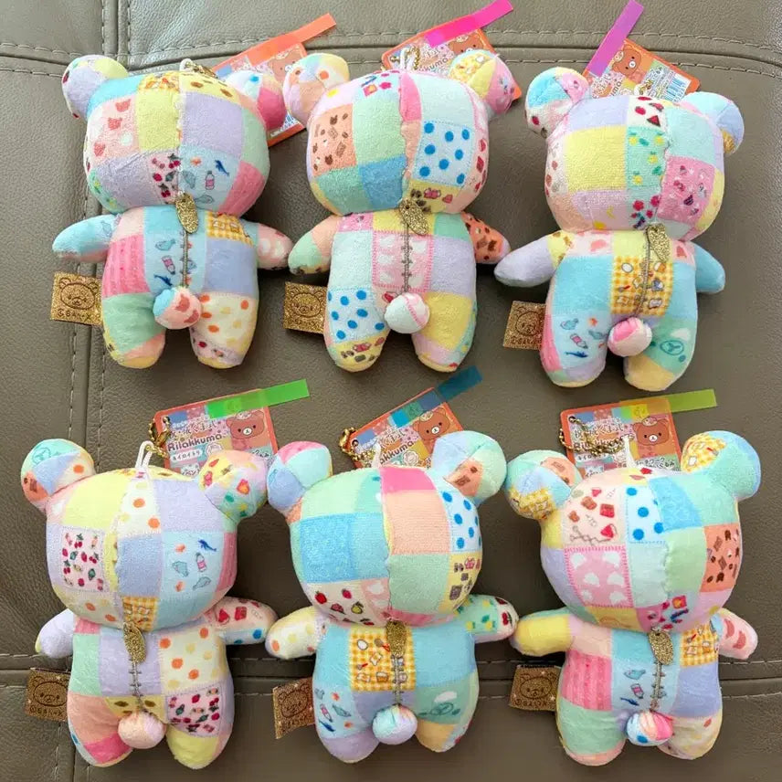 [BUNJANG] Rilakkuma 20th Anniversary Patchwork Doll / (정품 새상품) 리락쿠마 20주년 패치워크 인형