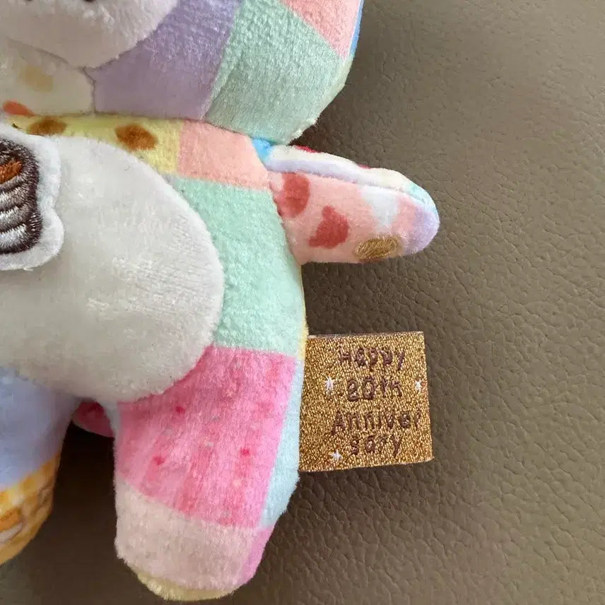 [BUNJANG] Rilakkuma 20th Anniversary Patchwork Plush Doll / (정품 새상품) 리락쿠마 20주년 패치워크 인형