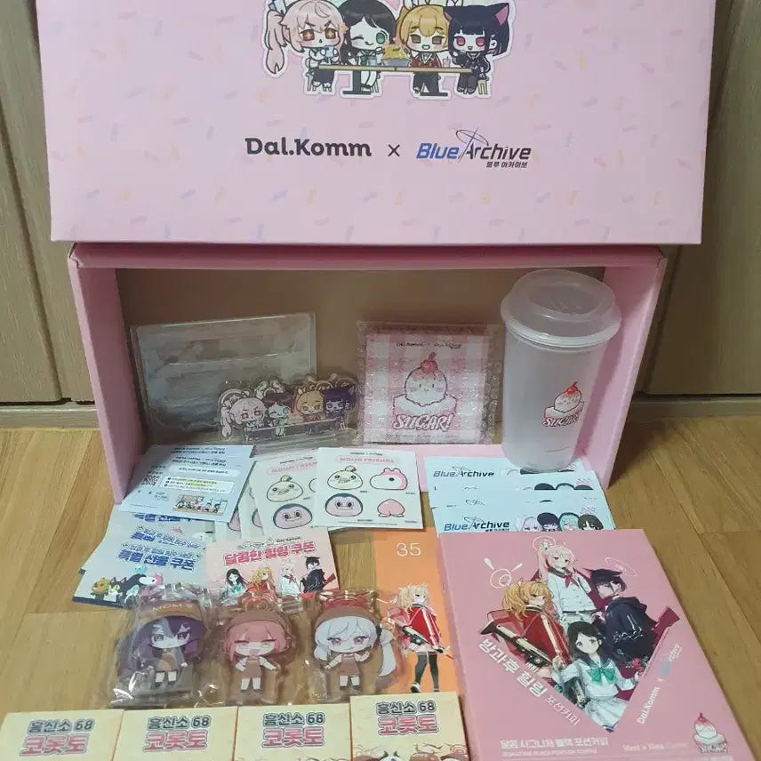 [BUNJANG] Blue Archive Sticker Set Bundle / 급처! 블루아카이브 띠부씰, 굿즈 다수 일괄로 팔아요