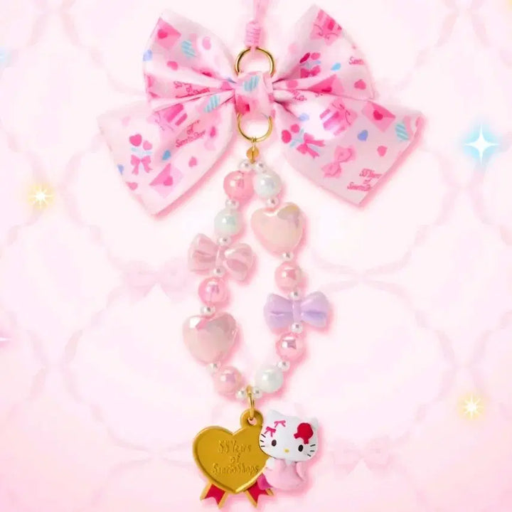 [BUNJANG] Sanrio 55th Anniversary Hello Kitty Ribbon Strap / 산리오 55주년 기념헬로키티 리본 스트랩