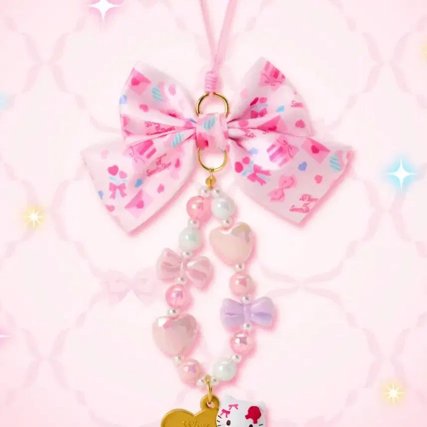 [BUNJANG] Sanrio 55th Anniversary Hello Kitty Ribbon Strap / 산리오 55주년 기념헬로키티 리본 스트랩
