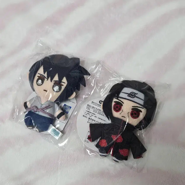 [BUNJANG] Naruto Uchiha Sasuke &amp; Itachi Plush Set / 나루토 우치하 사스케 이타치 인형 2종 세트