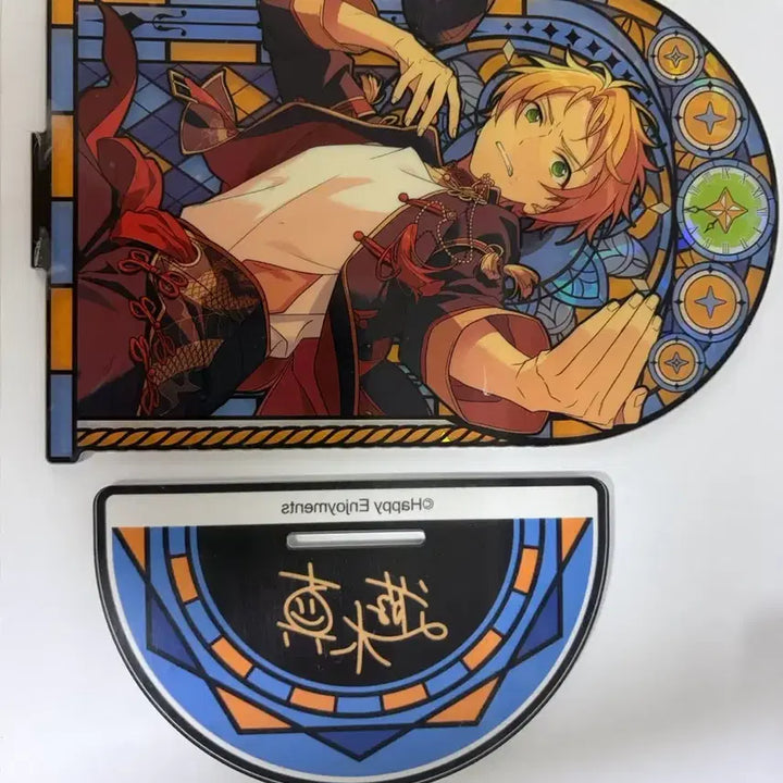 [BUNJANG] Ensemble Stars! Chara-Ani "Stained Glass" Yuuki Makoto Acrylic Stand / 앙상블 스타즈 중스타 시광(스테인드 글라스) 유우키 마코토