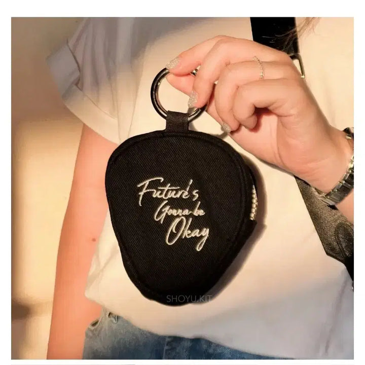 [BUNJANG] Agust D Suga Guitar Pick Pouch Keyring / Agust D 슈가 기타피크모양 파우치 키링 판매