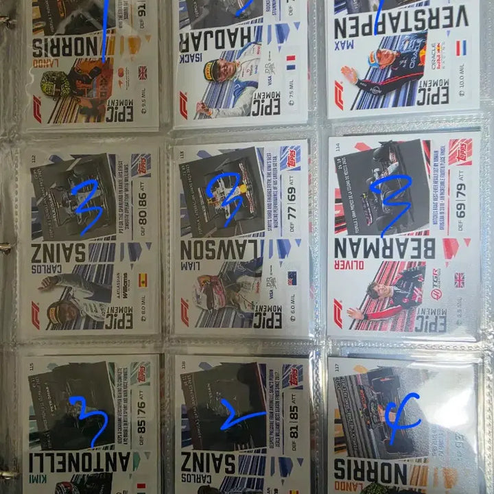 [BUNJANG] 2026 F1 Topps Turbo Attax 