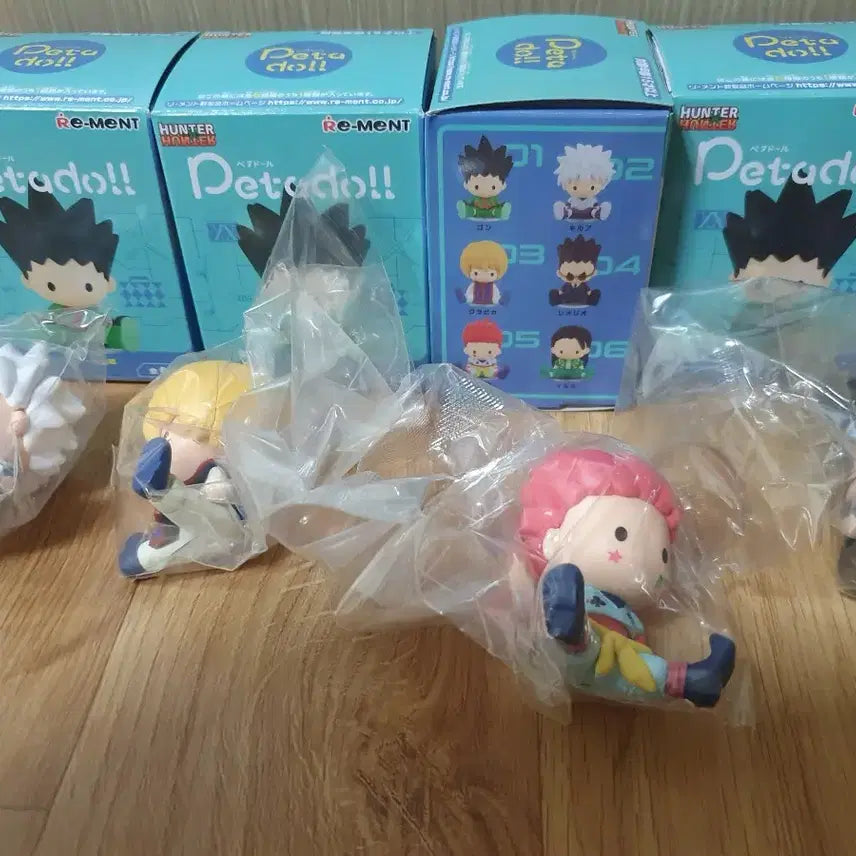 [BUNJANG] Hunter x Hunter PetaDoll Figures - Killua, Kurapika, Hisoka, Leorio / 헌터x헌터 페타돌 키르아/크라피카/히소카/레오리오