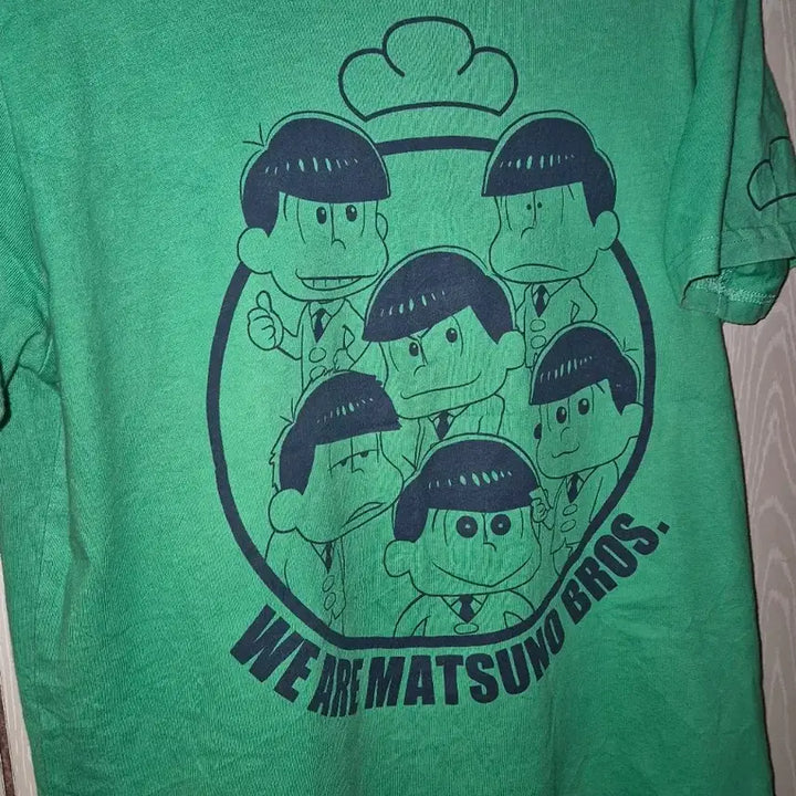 [BUNJANG] Osomatsu-san Official Short Sleeve T-Shirt Vintage / 빈티지 오소마츠상 정품 반팔 티셔츠