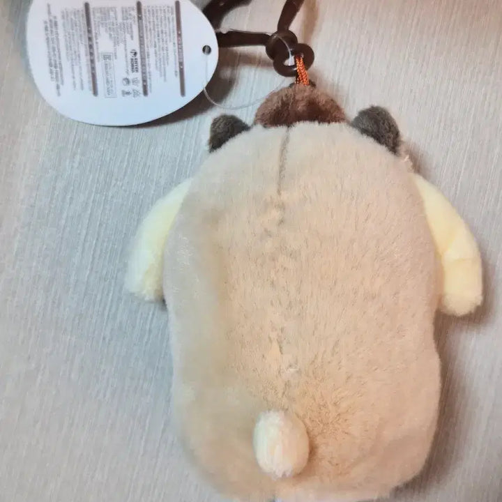 [BUNJANG] Pom Pom Purin Hamster Plush Keychain / [새상품] 폼폼푸린 햄스터 인형 키링