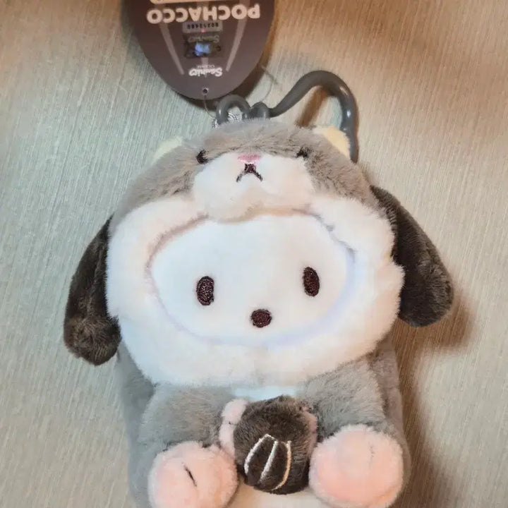 [BUNJANG] Sanrio Pochacco Hamster Plush Keychain / [새상품] 포차코 햄스터 인형 키링