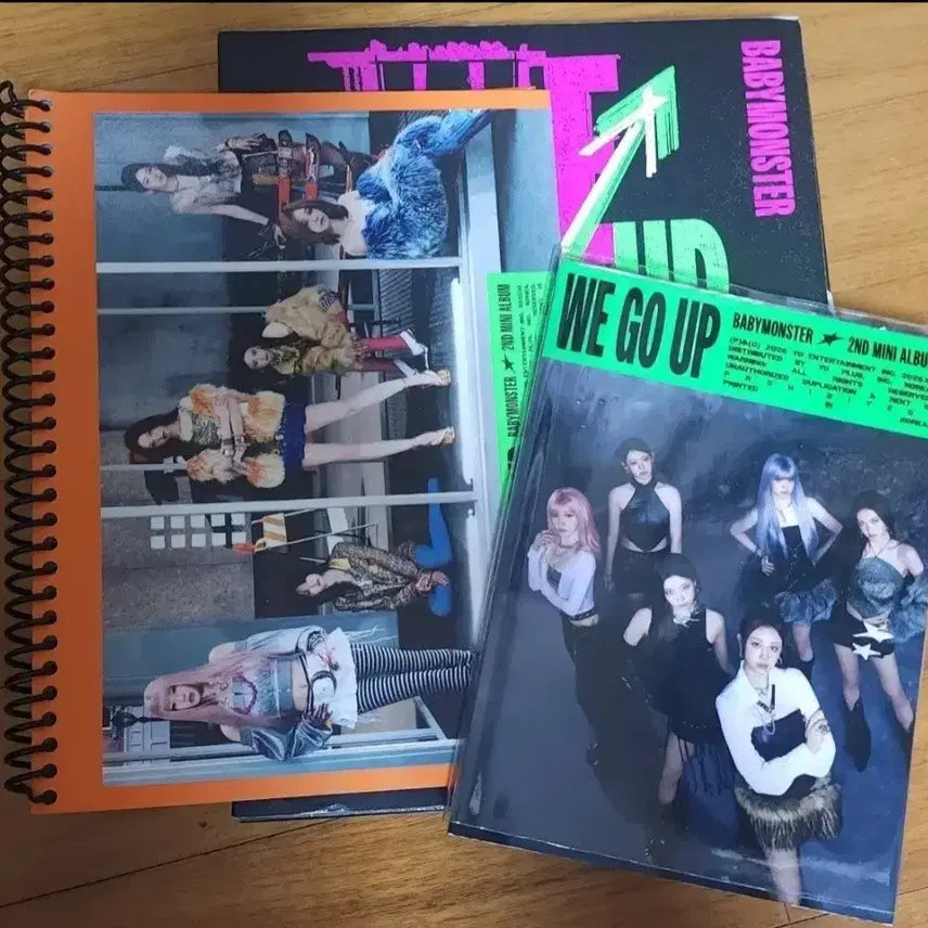 [BUNJANG] BABYMONSTER BABYMONSTER WE GO UP Unsealed Album Set (Excluding Photocards) / [판매] 베이비몬스터 위고업 개봉 앨범 세트(포카X)