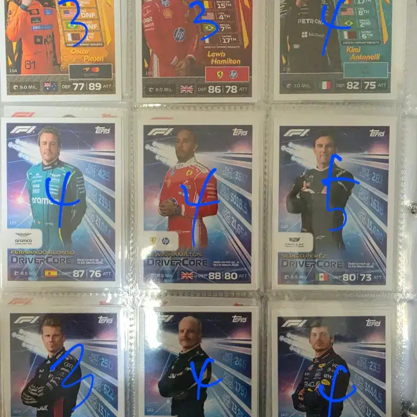 [BUNJANG] 2026 F1 Topps Turbo Attax Cards 