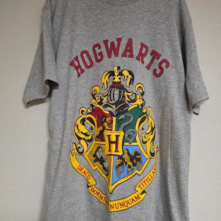 [BUNJANG] Harry Potter Hogwarts Short Sleeve T-Shirt / 해리포터 정품 호그와트 반팔티 L