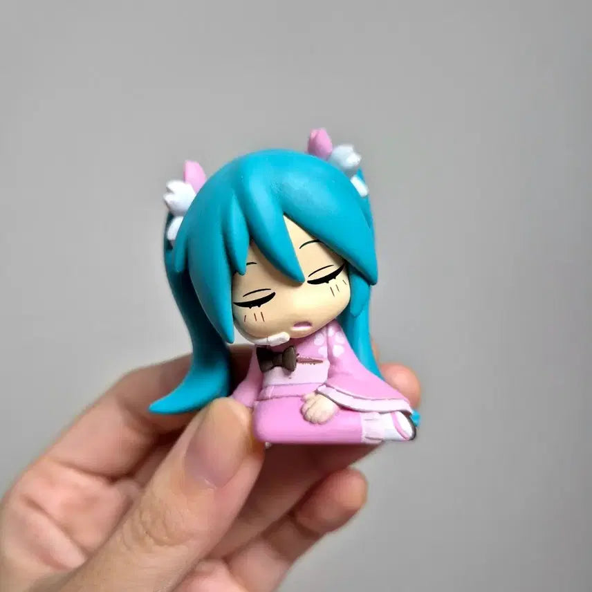 [BUNJANG] Hatsune Miku Pink Kimono Gacha Figure / 하츠네미쿠_가챠 피규어 핑크 기모노