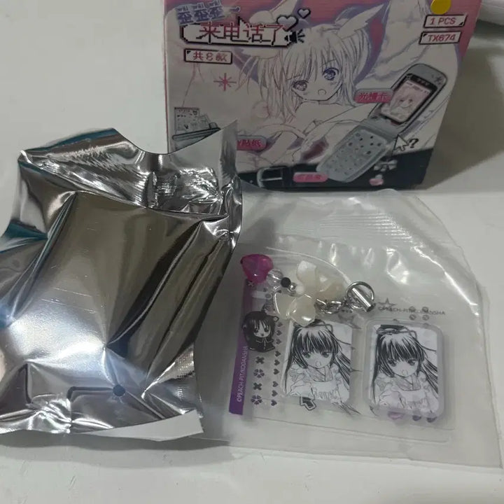 [BUNJANG] Shugo Chara! Shugo Chara Mini Handphone Voice Recorder / 캐릭캐릭체인지 캐캐체 수호캐릭터 시아 시우 휴대폰 핸드폰 녹음기