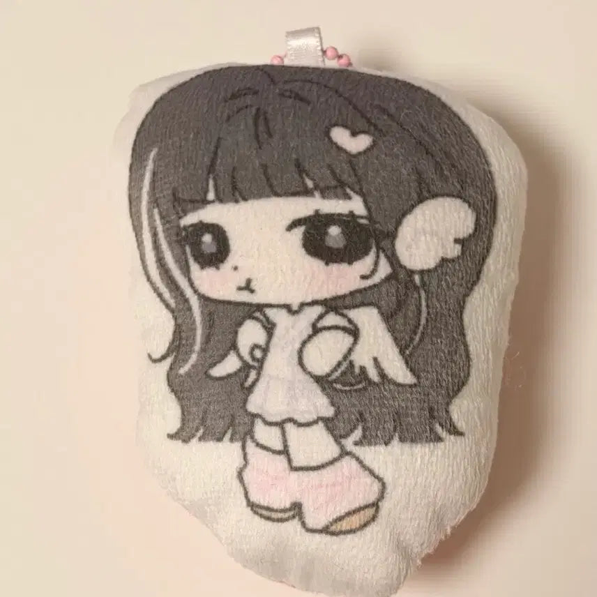 [BUNJANG] ILLIT Wonhee Plush Cushion Keychain (Unsealed) / 아일릿 원희 인형 쿠션 키링 비공굿