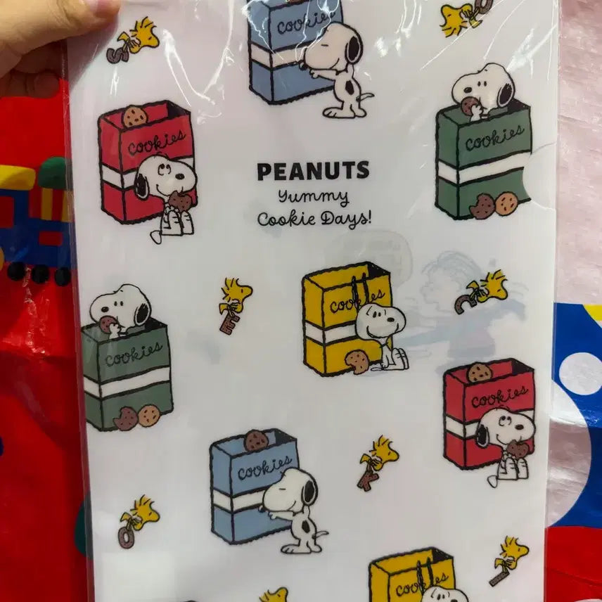 [BUNJANG] Snoopy White A4 File Folder / 스누피 흰색 A4파일 문구 다꾸 소품 굿즈