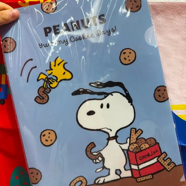 [BUNJANG] Snoopy Blue A4 File Folder / 스누피 파란색 A4파일 문구 다꾸 소품 굿즈