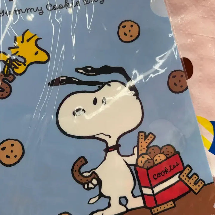 [BUNJANG] Snoopy Blue A4 File Folder / 스누피 파란색 A4파일 문구 다꾸 소품 굿즈