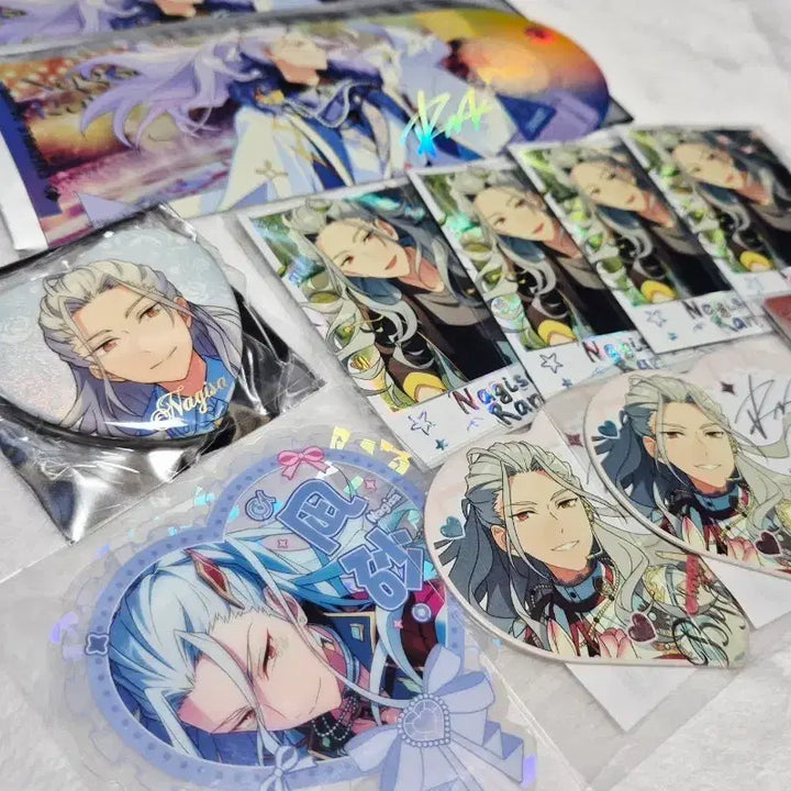 [BUNJANG] Ensemble Stars Nagisa Ran 3rd Anniversary Badge Merchandise Bundle Set (Sealed) / (미개봉) 앙스타 란 나기사 굿즈 일괄 급처