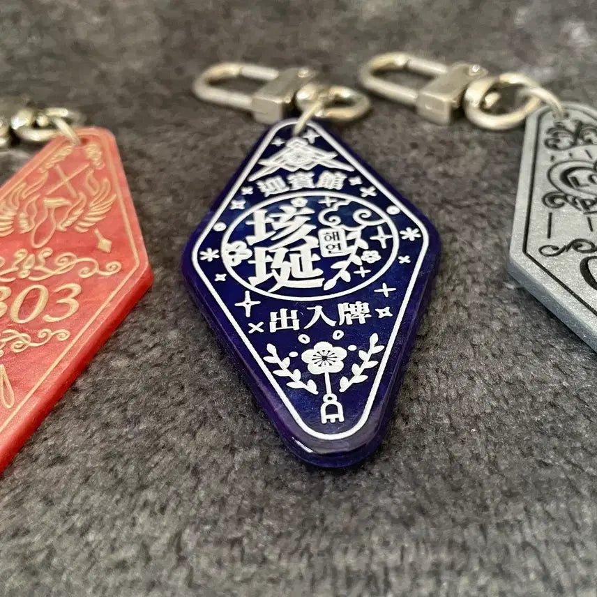 [BUNJANG] The Greatest Estate Designer Hotel Keychain Set (Mun Hyeon-ah, Han Yu-jin, Hae-yeon) / 내스급 호텔 키링 문현아, 한유진, 해연