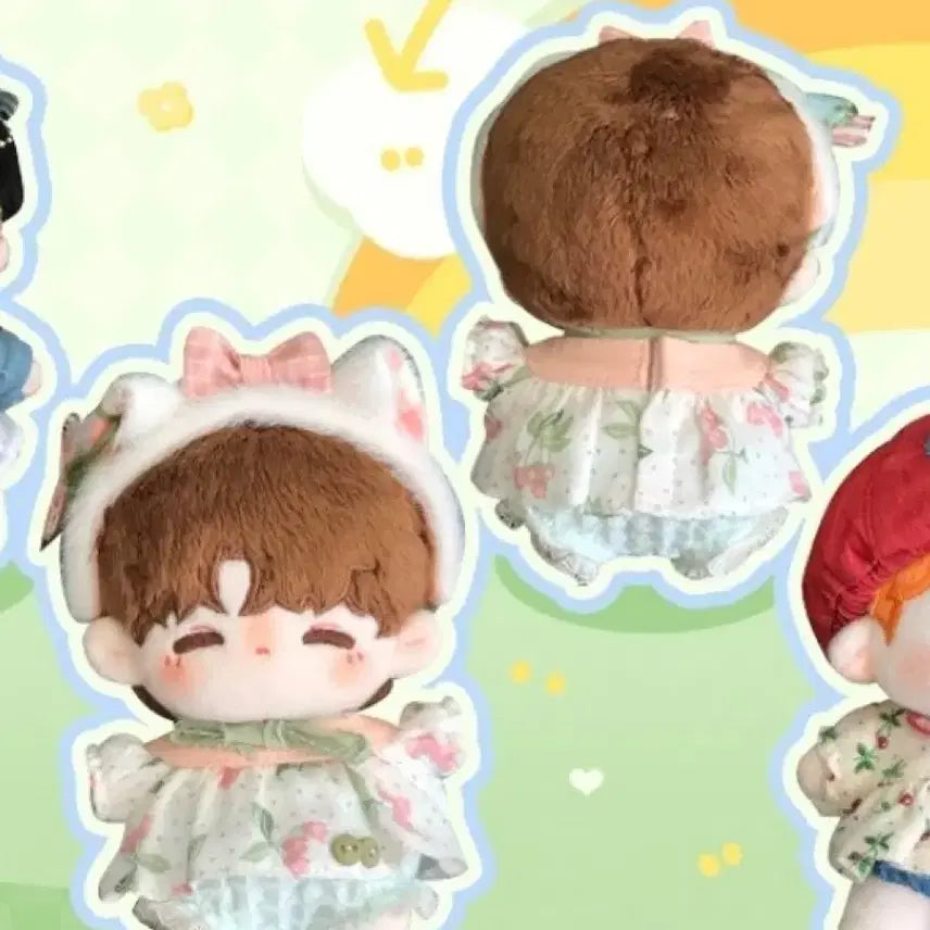 [BUNJANG] Dreaming Workshop 10cm Tulip Kitty Doll Clothes / 꿈꾸는공방 튤립키티 10cm 솜인형 인형옷 꿈공방
