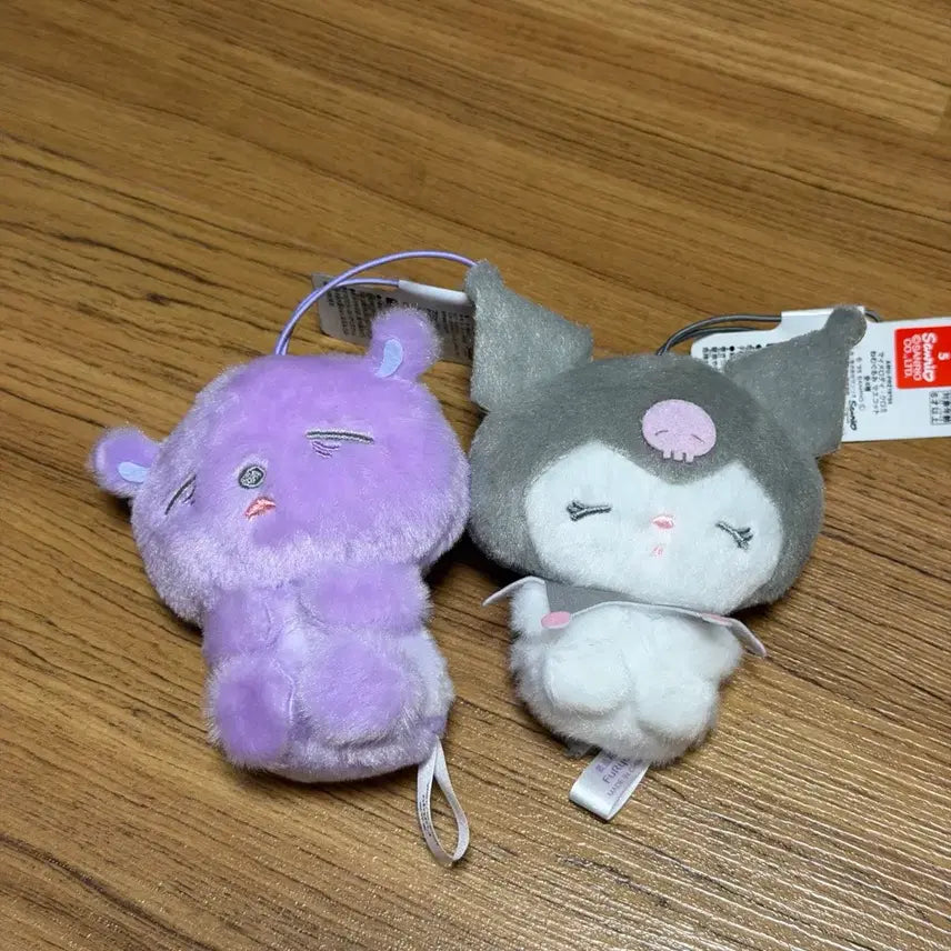 [BUNJANG] Sanrio Kuromi Nemugurumi Mascot Plush / 산리오 쿠로미 네무구루미 마스코트