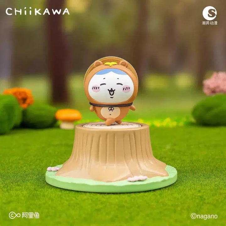 [BUNJANG] Chiikawa Forest Raccoon Stamp Figure / 치이카와 숲속 너구리 스탬프 피규어