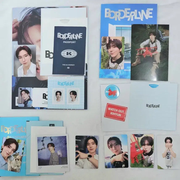 [BUNJANG] MONSTA X Kihyun BORDERLINE Album 3-Set Bundle / 몬스타엑스 기현 보더라인 앨범 3종 세트 봉포자이 BORDERLINE 쏘굿 so good