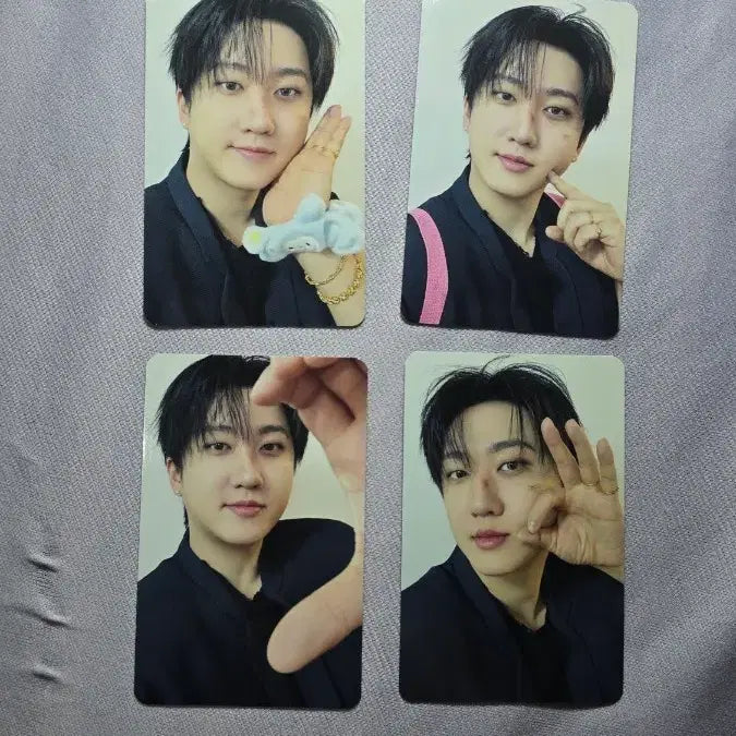 [BUNJANG] Stray Kids Run It Concert Entrance Photocard Changbin Bundle Set / 스키즈 run it 콘서트 입장 포카 창빈 포카 일괄 4장 판매
