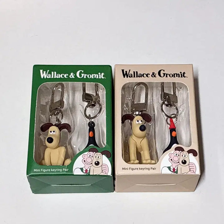 [BUNJANG] Wallace &amp; Gromit Mini Keyring Set / 월레스와 그로밋 미니 키링세트