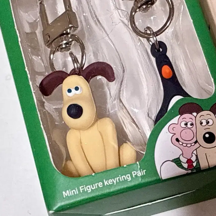 [BUNJANG] Wallace &amp; Gromit Mini Keyring Set / 월레스와 그로밋 미니 키링세트
