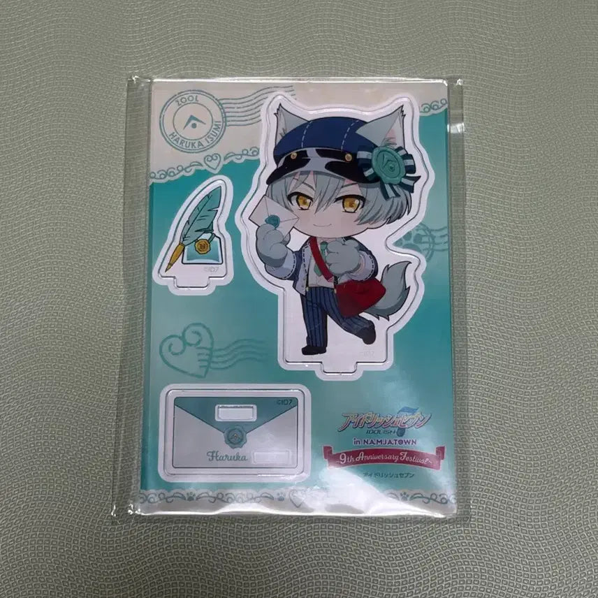 [BUNJANG] IDOLiSH7 Isumi Haruka Nijisanpo 9th Anniversary Acrylic Stand / 아이나나 이스미 하루카 냥자타운 9주년