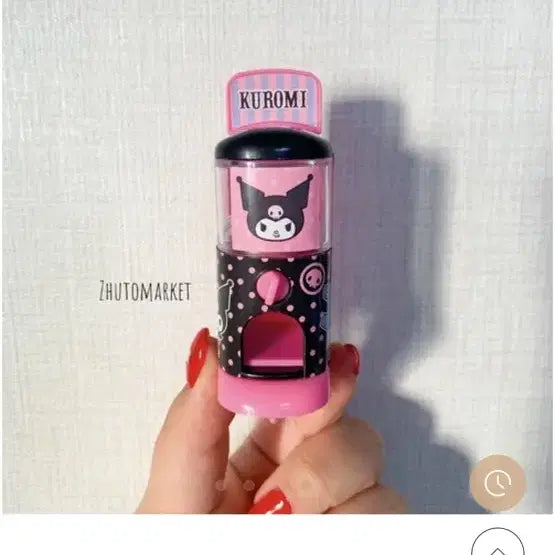 [BUNJANG] Sanrio Kuromi Mini Gacha Machine Miniature / 희귀 레어) 산리오 쿠로미 미니 뽑기 가챠 머신 미니어쳐 가챠