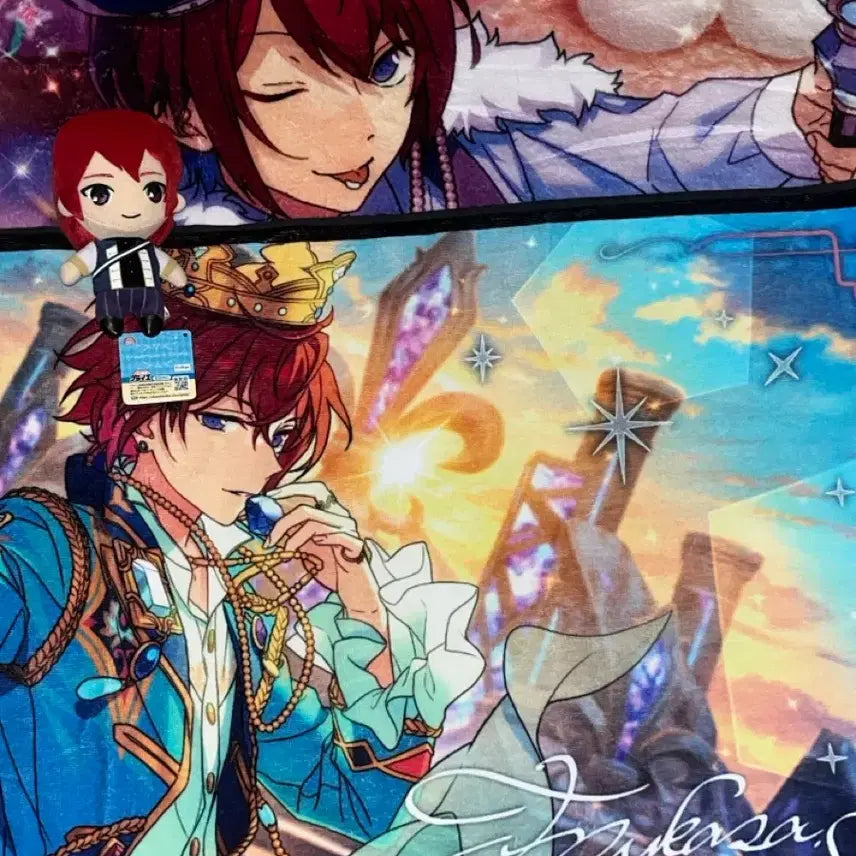 [BUNJANG] Ensemble Stars! Suou Tsukasa Towel &amp; Plush Bundle Set / 앙스타 스오우 츠카사 타올 누이 일괄