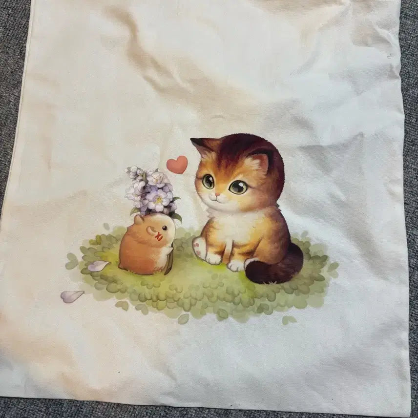 [BUNJANG] Psycode Haruto 2024 Birthday Goods Kkancho &amp; Hamzzi Eco Bag / [원가 이하 판매] 싸이코드 하루토 2024 생일 굿즈 칸쵸&amp;햄찌 에코백
