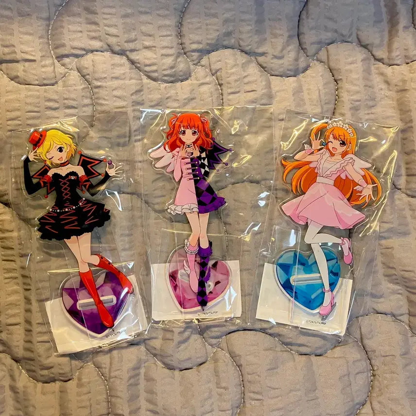 [BUNJANG] Pri-Para Prism Stone Mars Acrylic Standee Set (Aira, Rhythm, Mion) - Bundle / [일괄] 프리티리듬 마루쿠지 프리즘스톤 마르스 아이라 리듬 미온