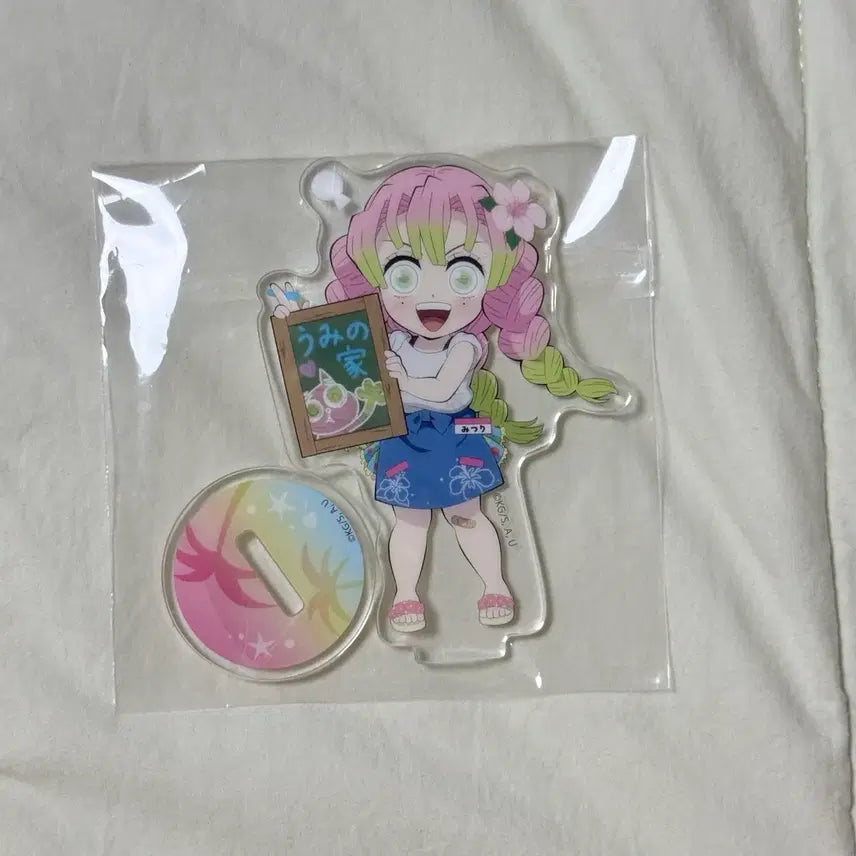 [BUNJANG] Demon Slayer Mitsuri Kanroji Seaside House Acrylic Stand Figure / 희귀매물)귀멸의칼날 미츠리 바다의집 아크릴 스탠드 피규어