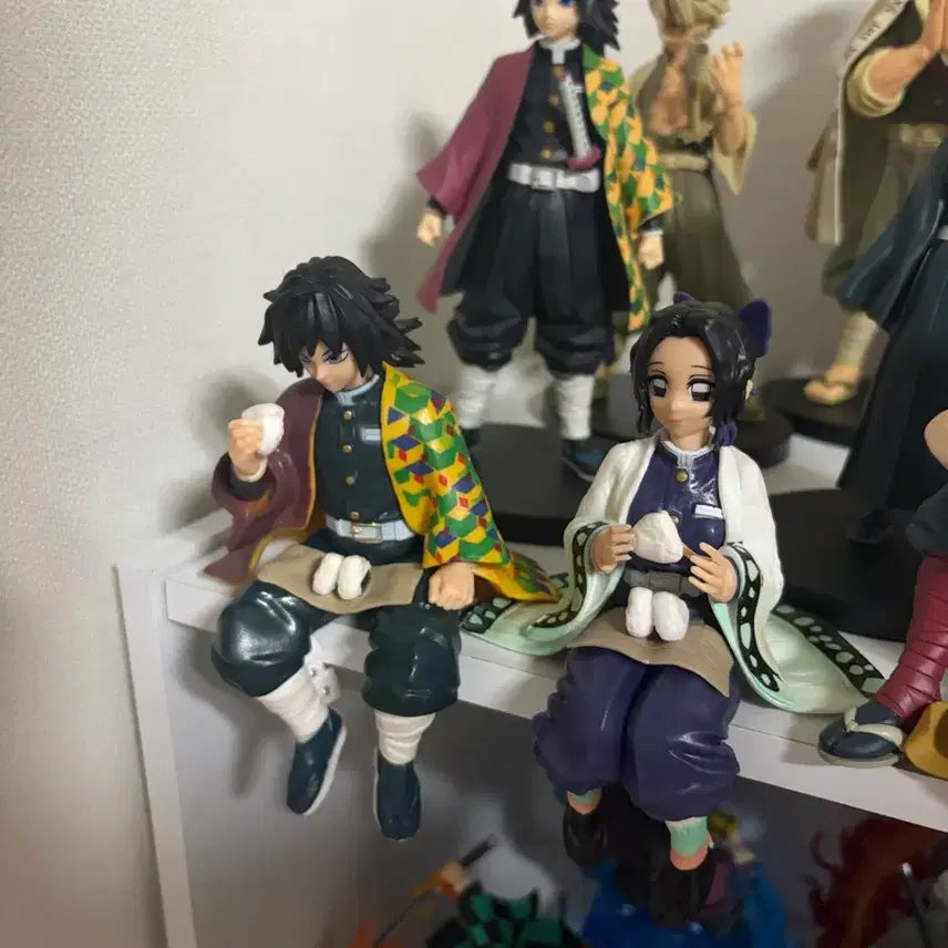 [BUNJANG] Demon Slayer Giyu &amp; Shinobu Chokonose Figure Bundle Set / 귀멸의 칼날 기유, 시노부 쵸코노세 피규어 일괄