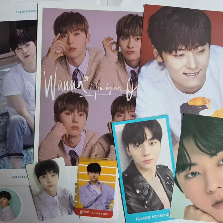 [BUNJANG] Wanna One Hwang Minhyun Innisfree Summer Package Photobook + Postcard Photocard Set / 워너원 황민현 이니스프리, 썸머패키지 화보 + 엽서, 포토카드 세트