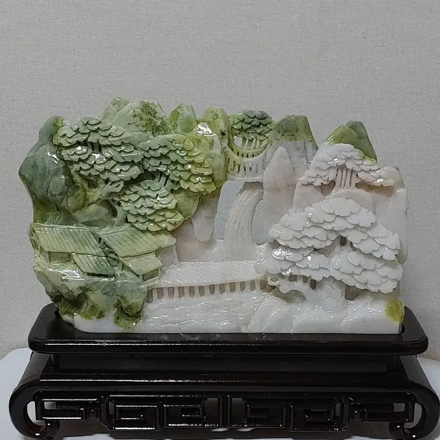 [BUNJANG] Jade Landscape Sculpture / 옥 산수 조각품