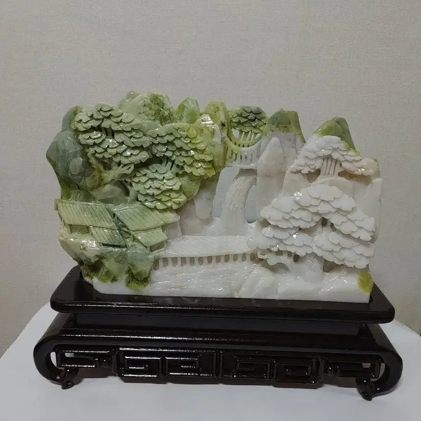 [BUNJANG] Jade Landscape Sculpture / 옥 산수 조각품