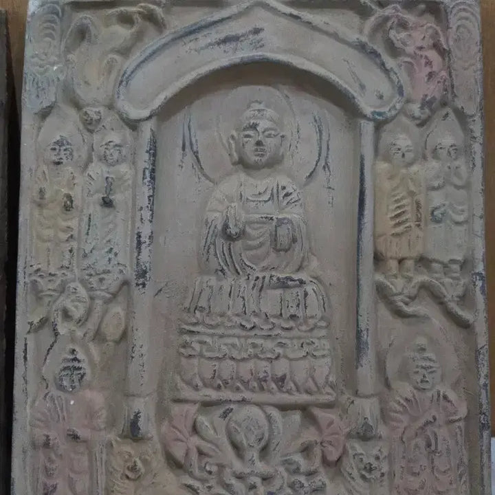 [BUNJANG] Ancient Buddhist Clay Tiles (Set of 2) / 옛날 부처님 토기 전돌 2점