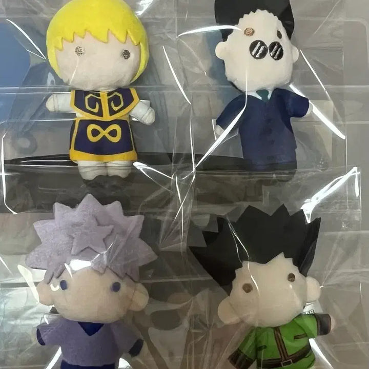 [BUNJANG] Hunter x Hunter USJ Plush Set Gon Killua Kurapika Leorio / 헌터헌터 usj 누이 헌시조 세트 곤 키르아 크라피카 레오리오