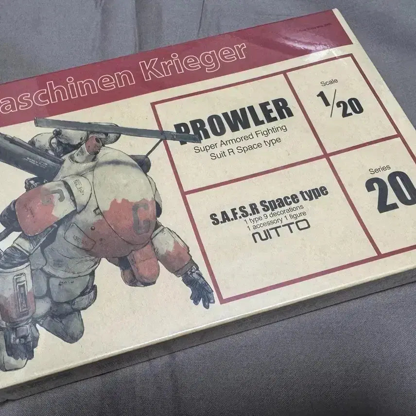 [BUNJANG] Nitto Ma.K zbv 3000 Prowler 1/20 Scale Model Kit / Ma.K zbv 3000 NITTO 1/20 PROWLER No.20